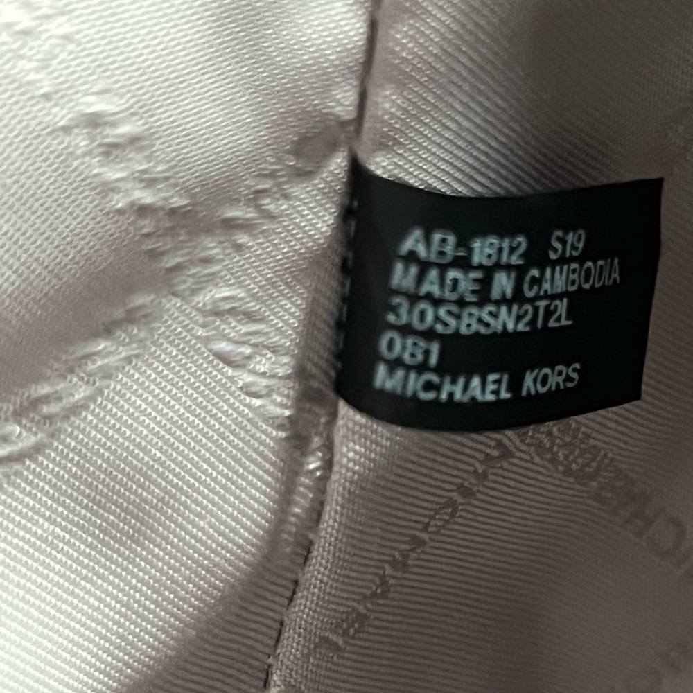 Michael Kors Gray Handbag Barely Used - image 5